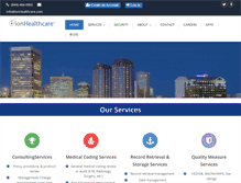 Tablet Screenshot of ionhealthcare.com